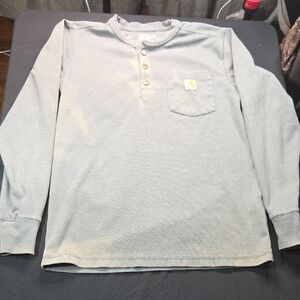 Carhartt Heather Gray Henley Shirt